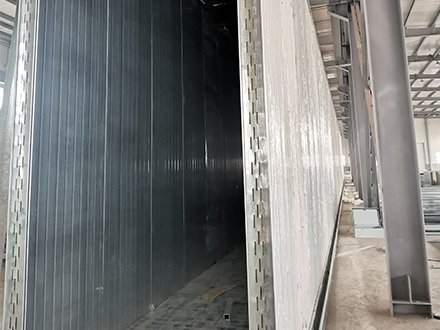 單面鍍鋅巖棉夾芯烘道板